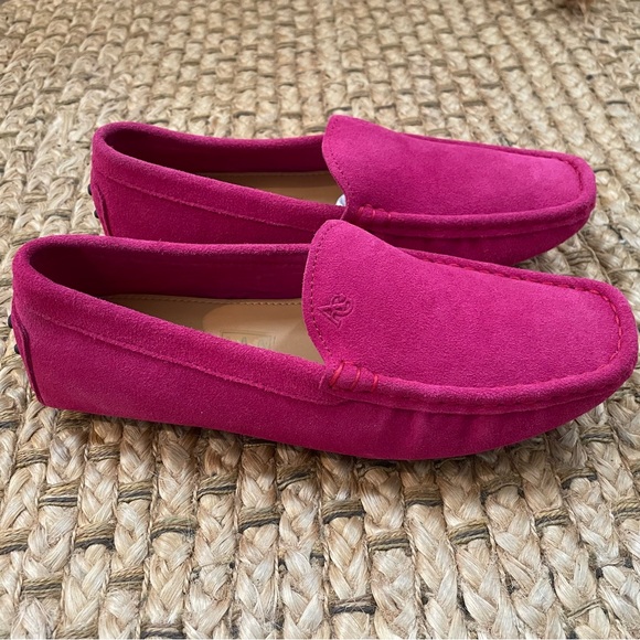 AG Comfort Faux Suede Flats Loafers Casual Women's Shoes Pink (Size 39) - Picture 3 of 10
